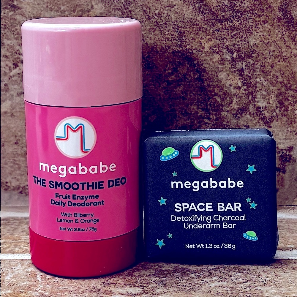 MEGABABE The Smoothie Deo Fruit Enzyme Daily Deodorant & Space Bar NEW!
